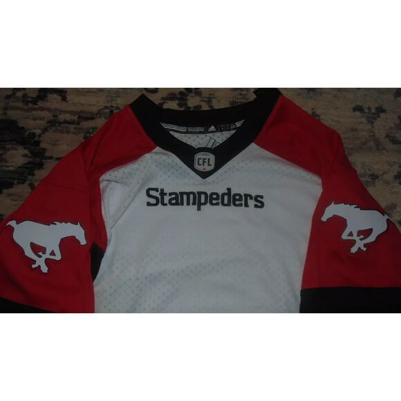 Calgary Stampeders CFL Adidas Jersey Mens Size Large - Picture 1 of 3